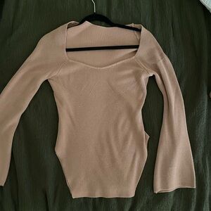 Long Sleeve Ribbed Top